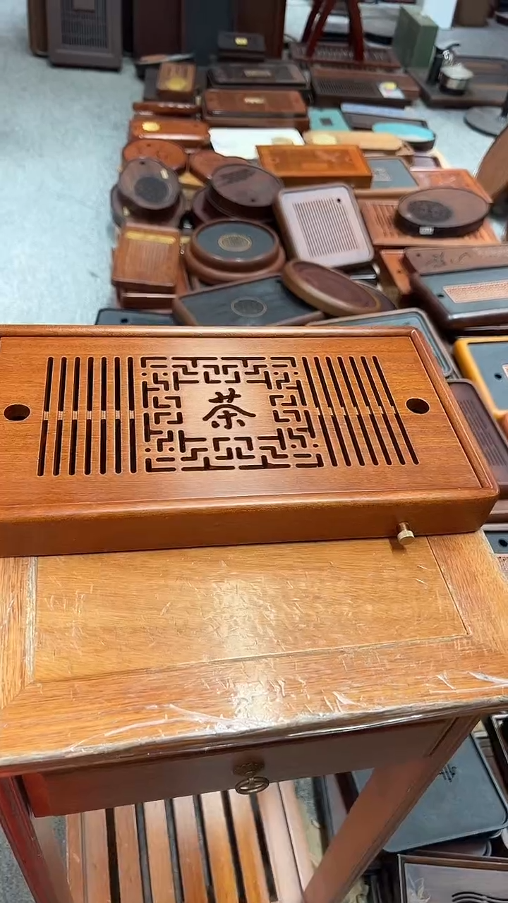 福利花梨木一整块长36CM*宽20CM茶盘送管