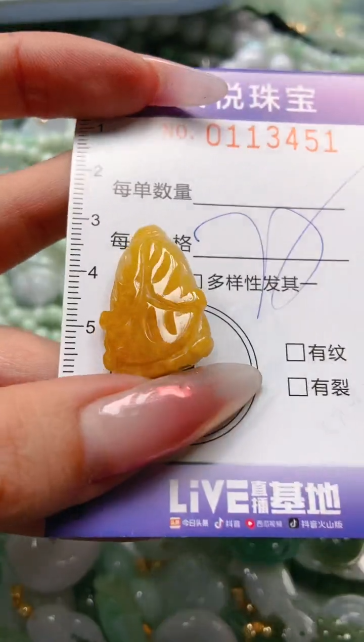 【闪购商品】翡翠颈饰未镶嵌闪购0113451