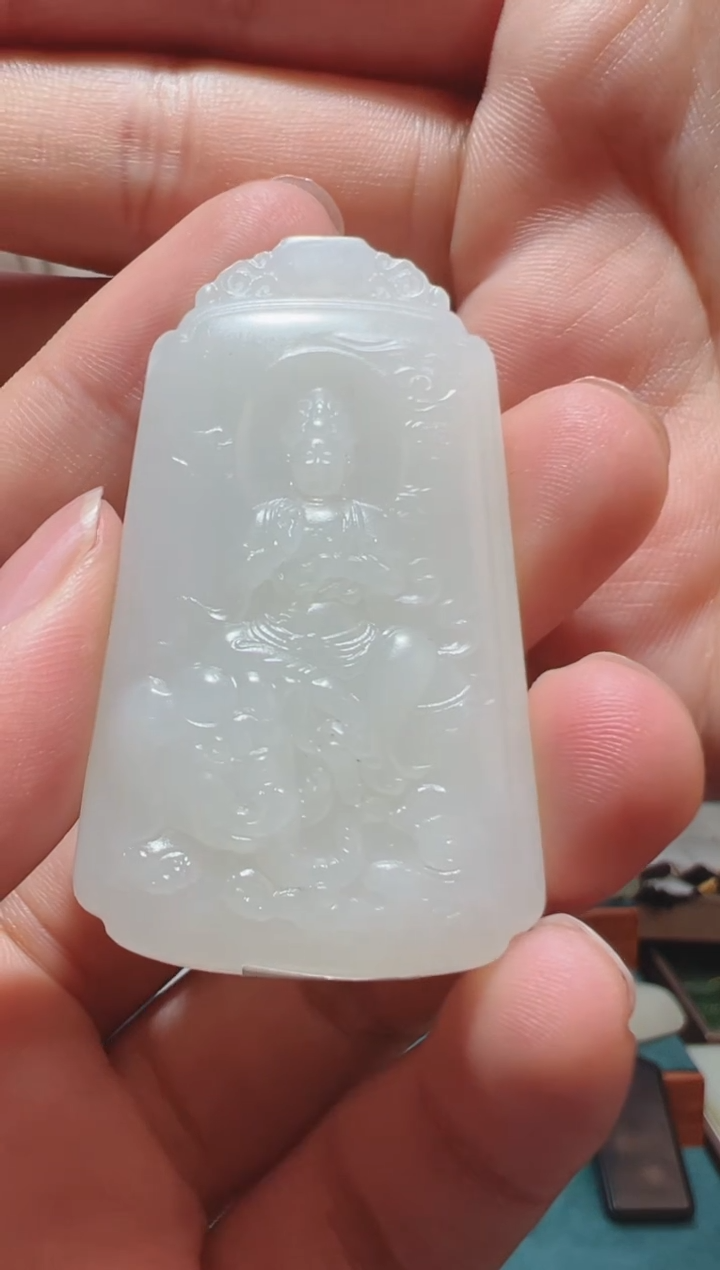 【闪购商品】和田玉吊坠(不含链)未镶嵌1