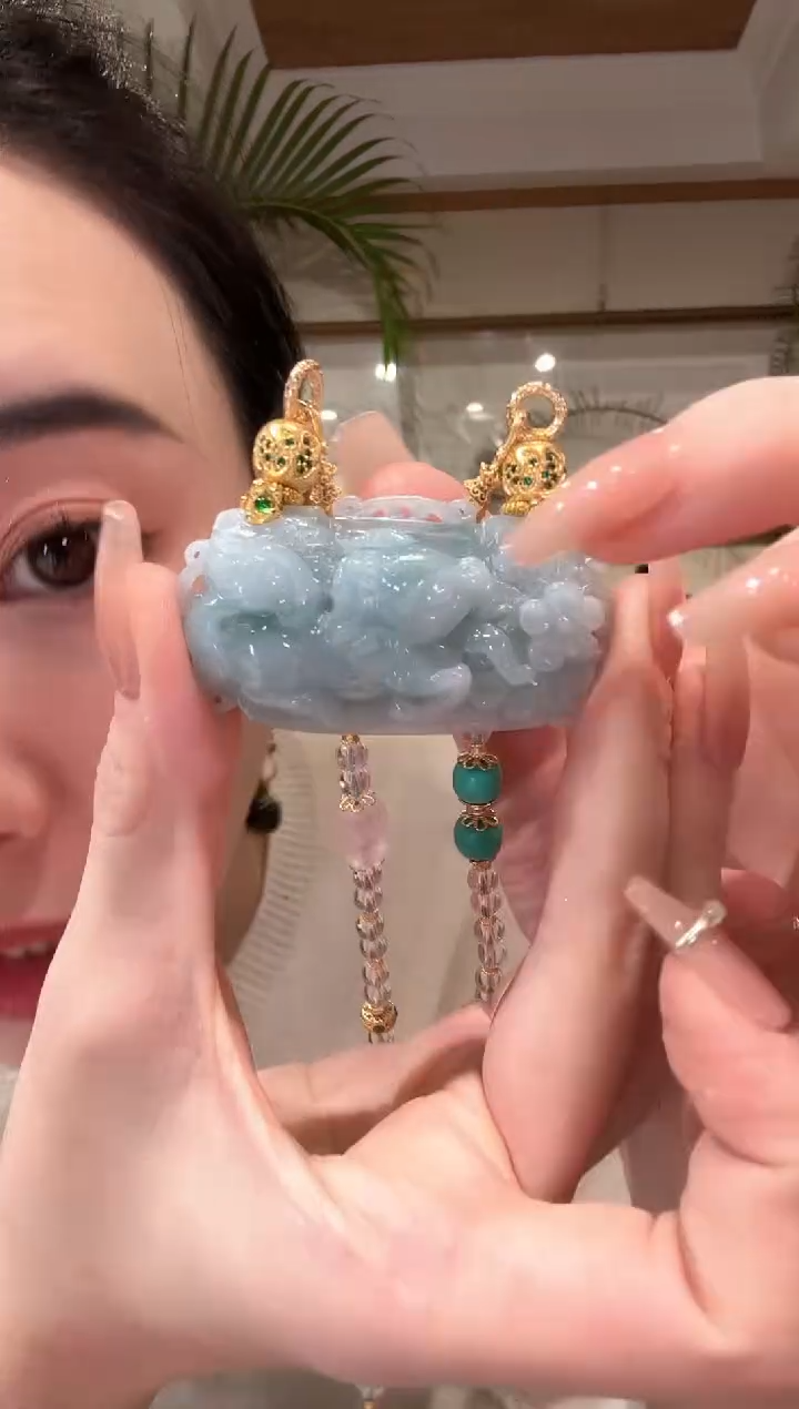 【闪购商品】翡翠颈饰未镶嵌国风