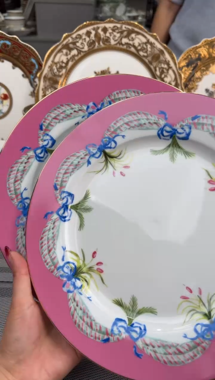 【闪购商品】瓷片10.5英寸平盘福利款瑕2个