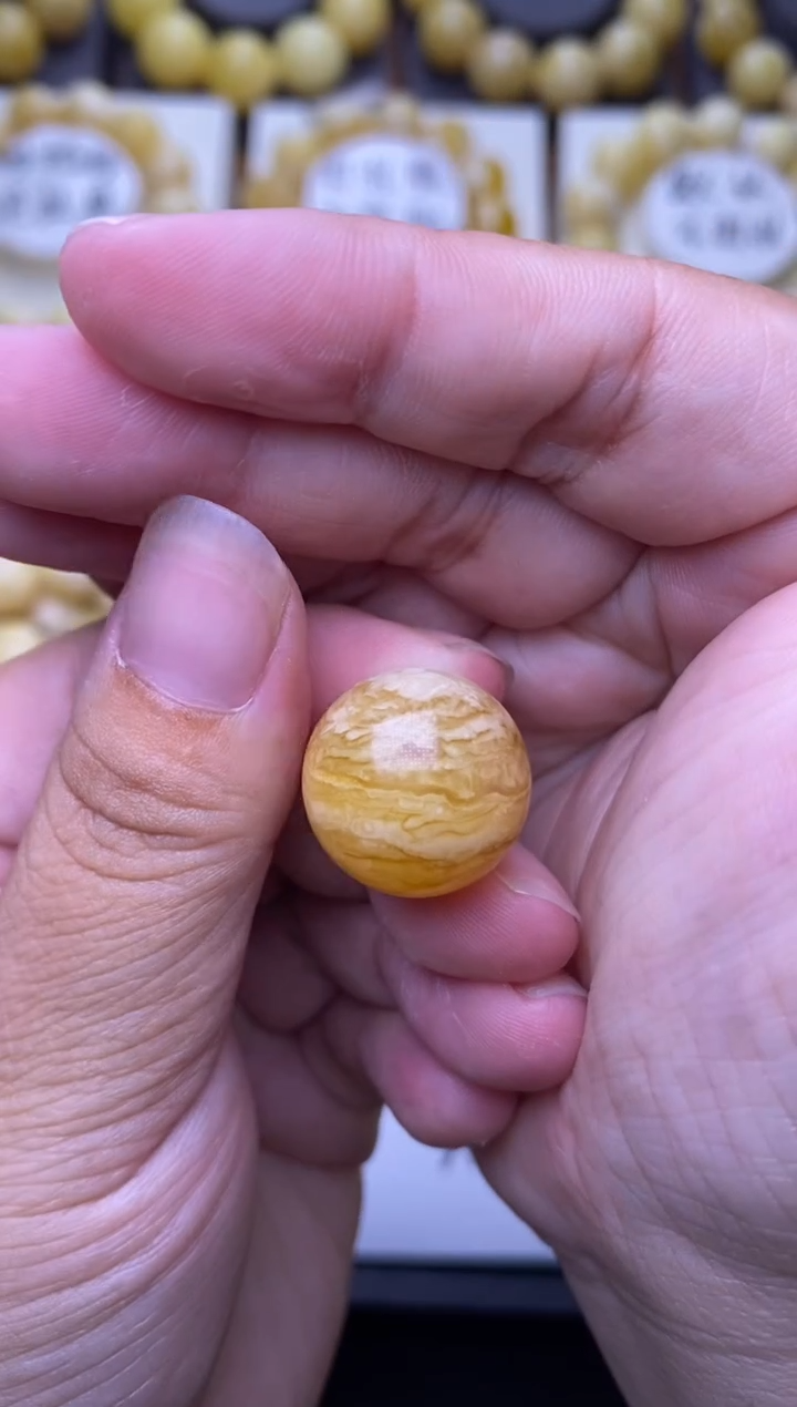 裸石琥珀未镶嵌大小姐珠宝严选12 18.2mm