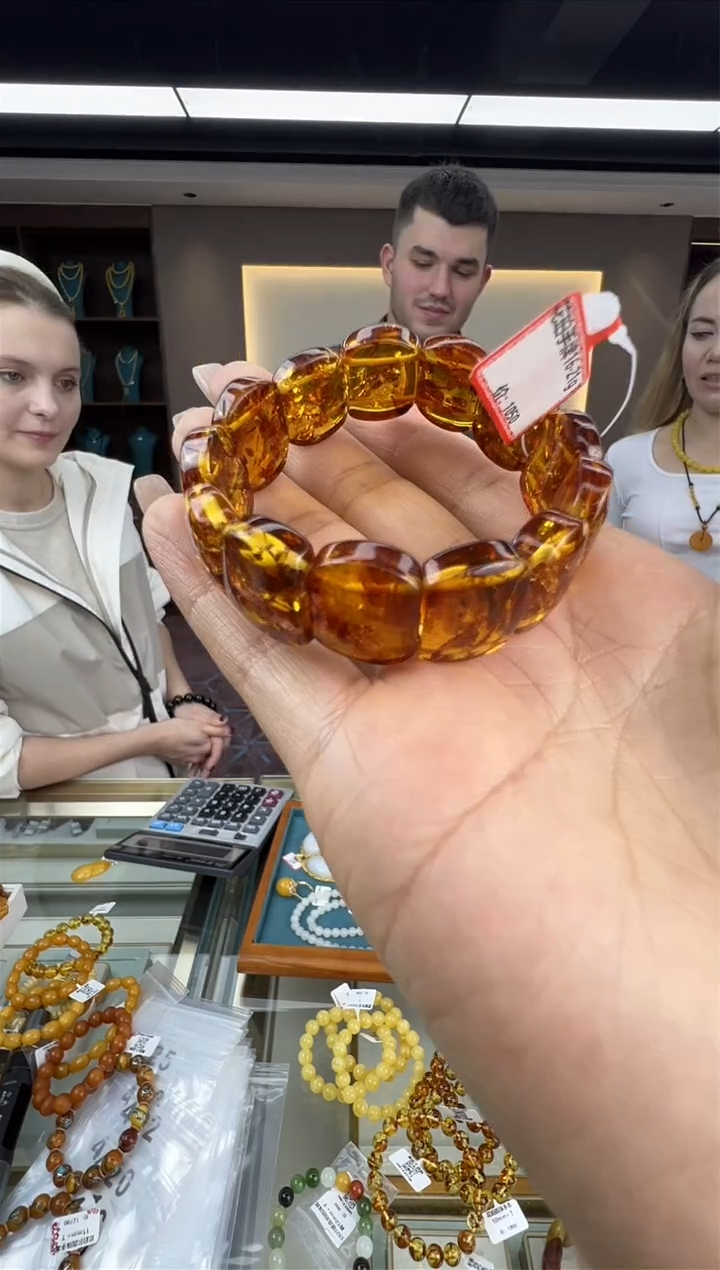【闪购商品】琥珀颈饰未镶嵌60秒拍号