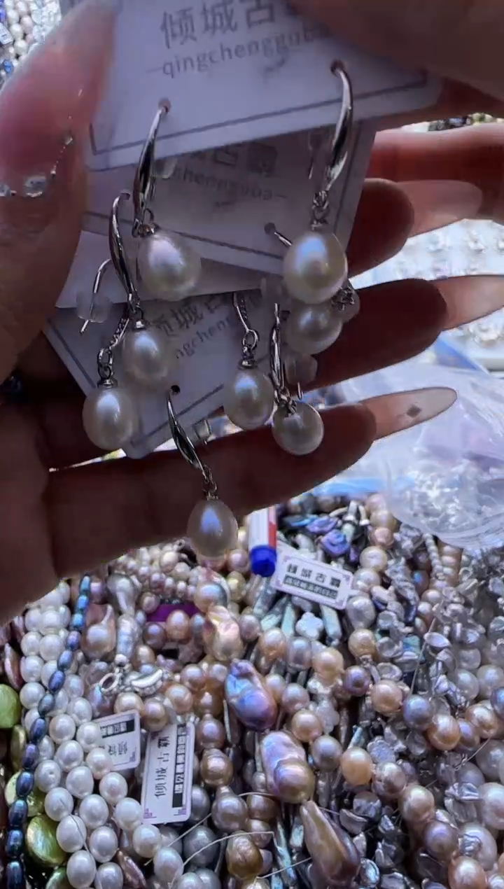 【闪购商品】淡水珍珠耳饰未镶嵌11