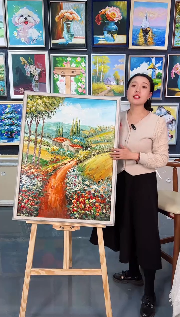 【闪购商品】油画23号 60*80 风景-手绘油画