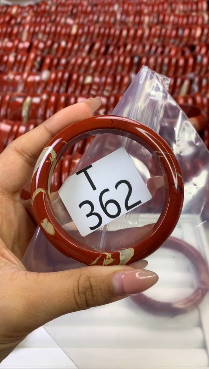 【闪购商品】碧石红碧石手镯未镶嵌362-56