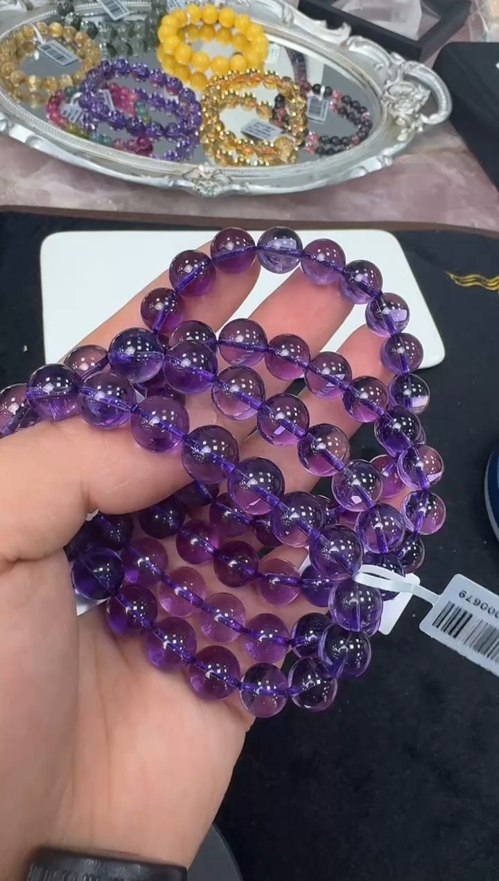 【闪购商品】水晶手链未镶嵌GCK685 约10mm多样性发一件