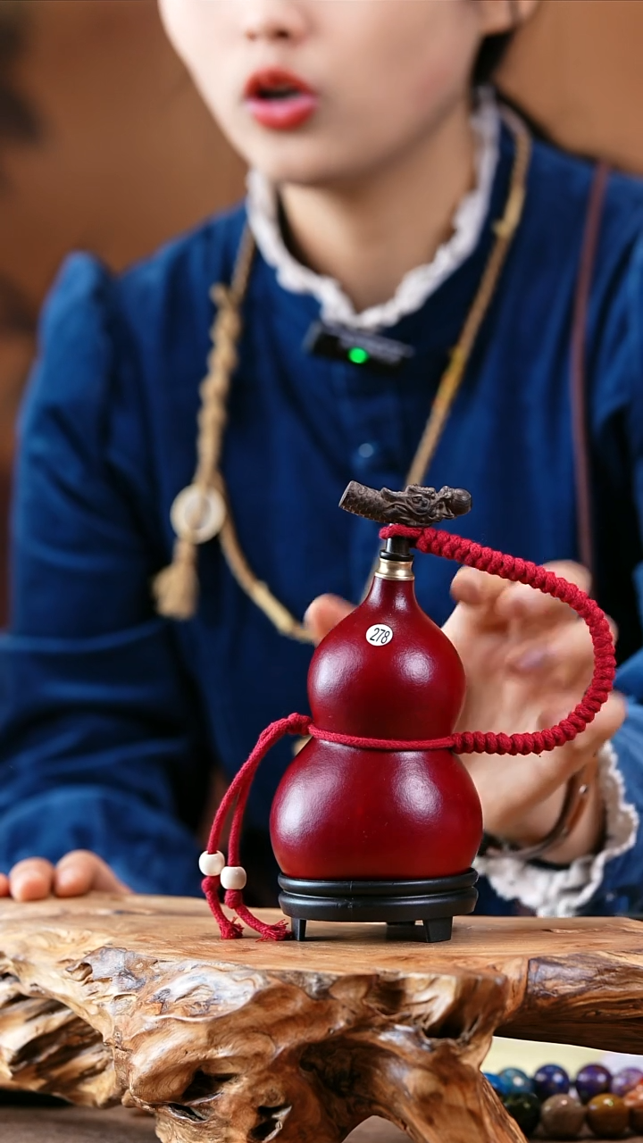 【闪购商品】278—光岳葫天然大漆酒葫芦不含漆珠