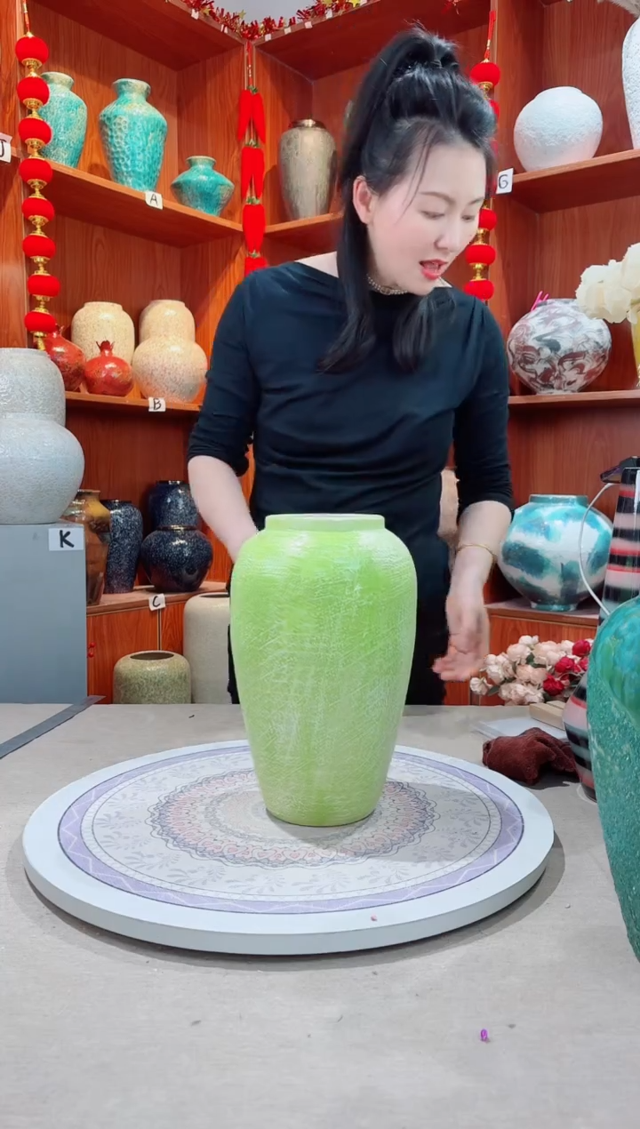 瓶陶瓷花瓶 无花  微瑕a574 