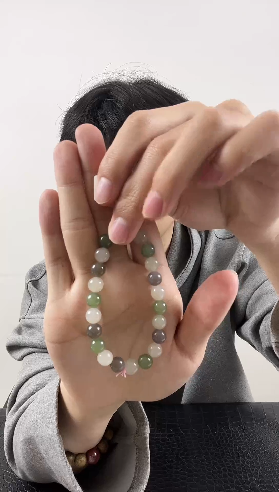 【闪购商品】和田玉手串未镶嵌多宝（深）手串