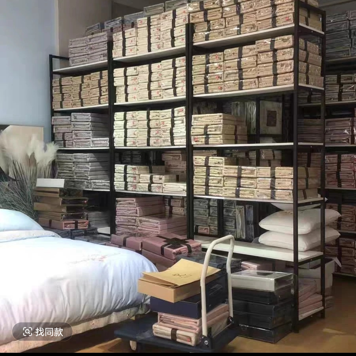 320S高端亲肤加厚数码印花六层纱被套单件-花色 不挑