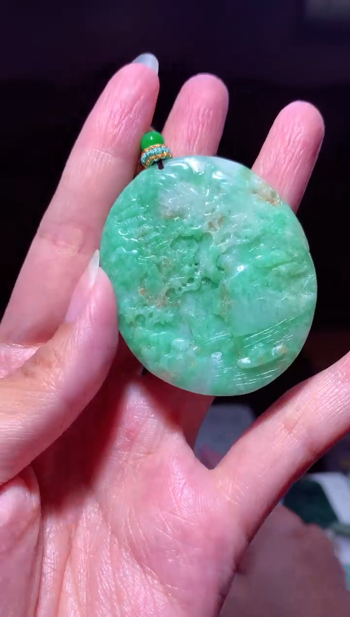 【闪购商品】定制翡翠未镶嵌挂件发货（拍一发一）