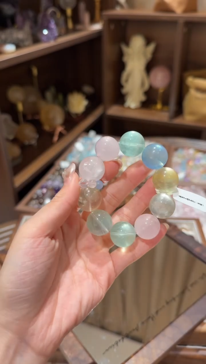 未镶嵌手串萤石）拍4单发一串 拍1单发单珠 多样性发货