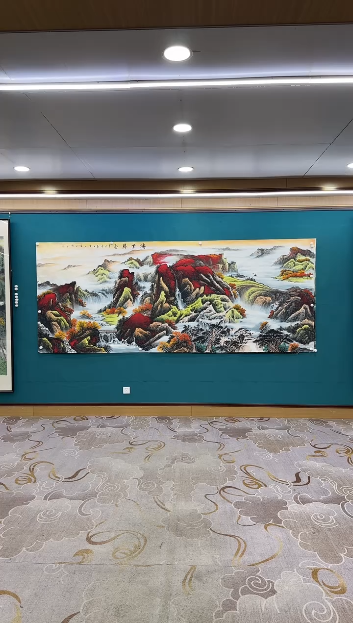 【闪购商品】绘画xc刘雪红-大丈二-国画