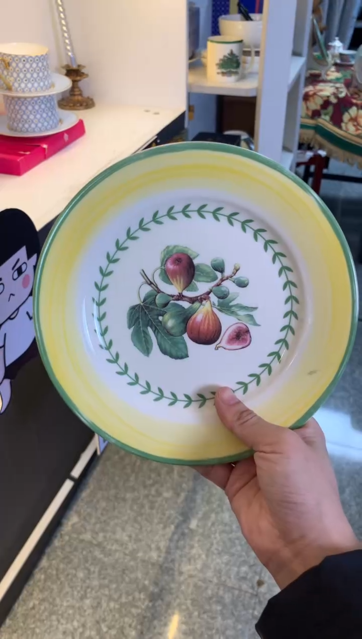【闪购商品】瓷片CC841陶瓷没有完美无瑕陶瓷1个8寸