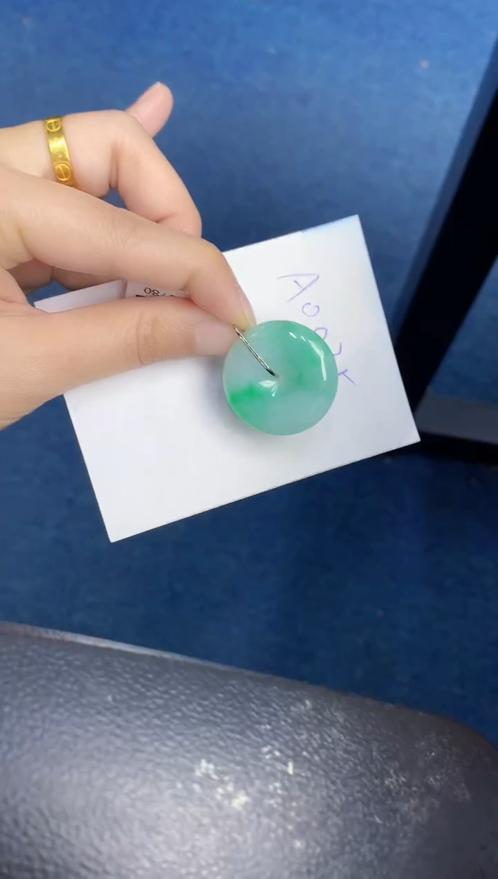 【闪购商品】翡翠颈饰18K金镶嵌000000000