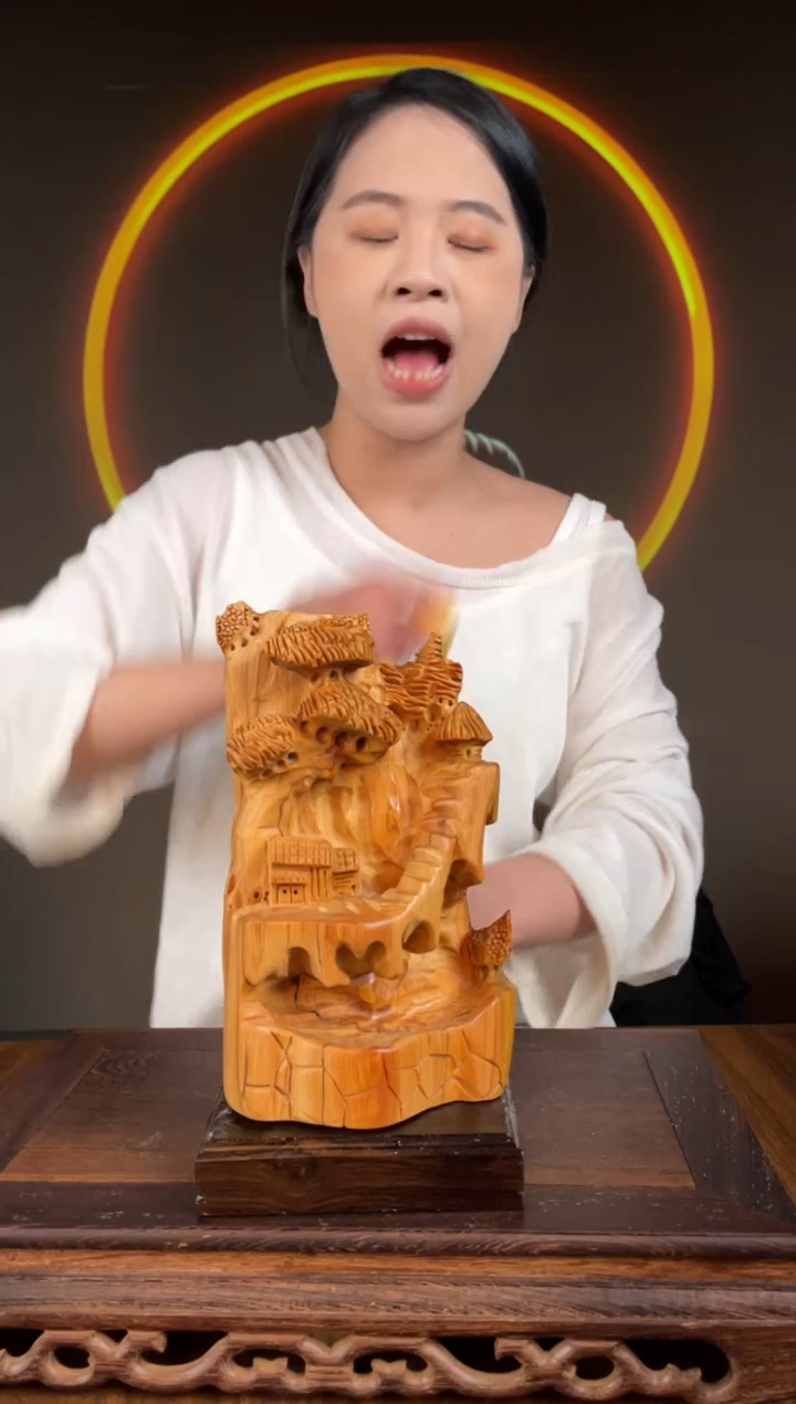 【闪购商品】风车木（黑檀木）手工摆件,先抢先得!