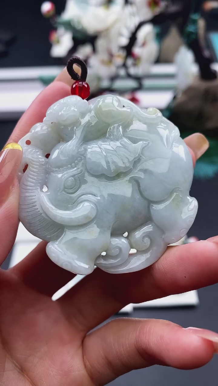 【闪购商品】翡翠颈饰未镶嵌天然缅甸A货翡翠