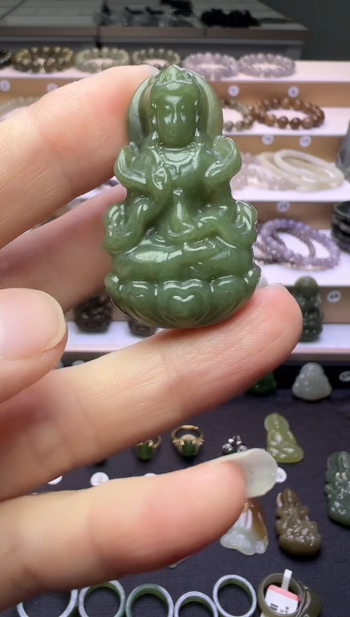 颈饰未镶嵌和田玉249号链接约卡39*24*11