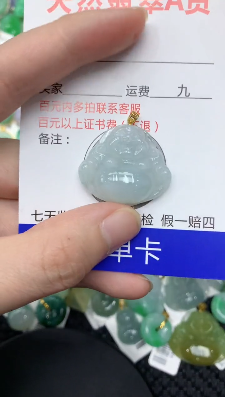 【闪购商品】翡翠颈饰18K金镶嵌11111111111