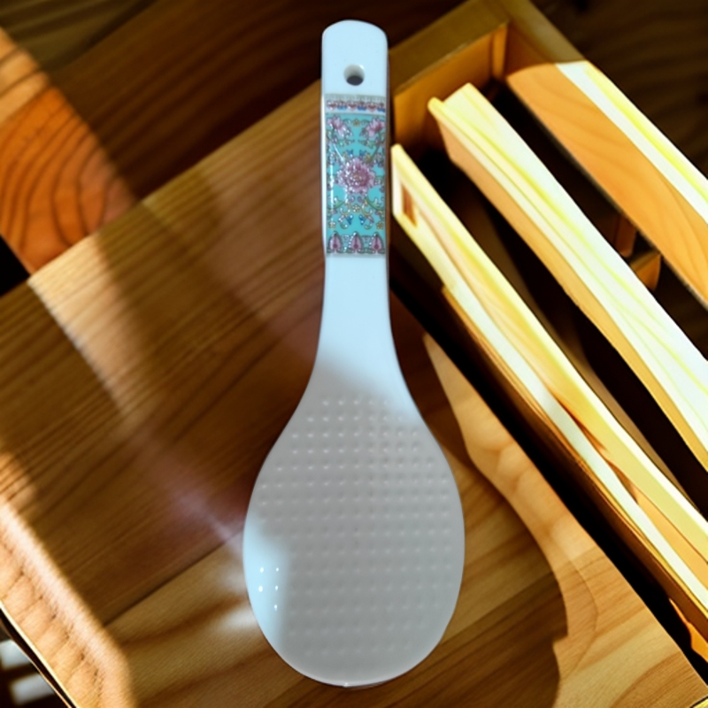 景德镇陶瓷珐琅彩大饭勺（颜色随机发）203