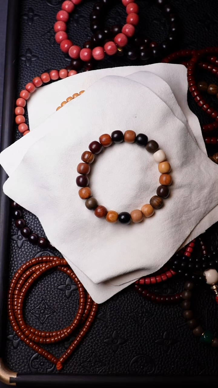 檀香紫檀（小叶紫檀）手串/手链十八籽10mm