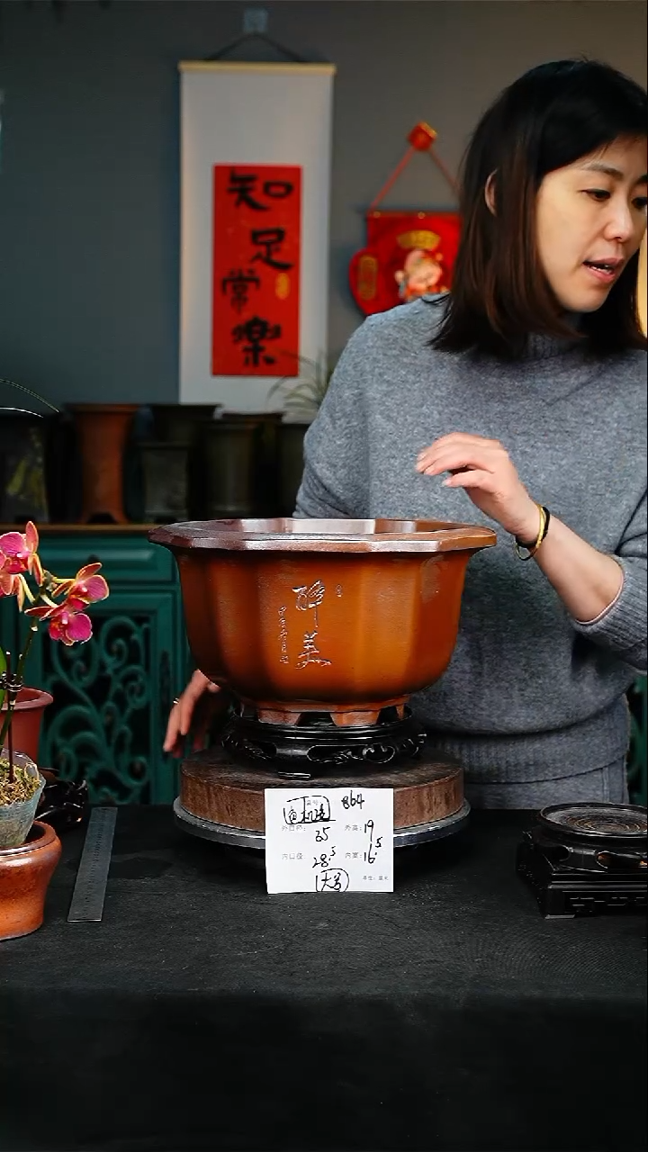 【闪购商品】紫砂花盆864+s颜色机选