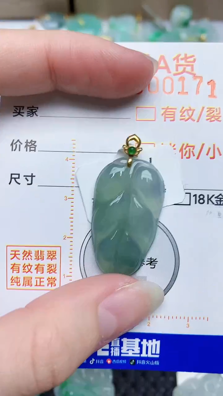 【闪购商品】翡翠颈饰18K金镶嵌343853453
