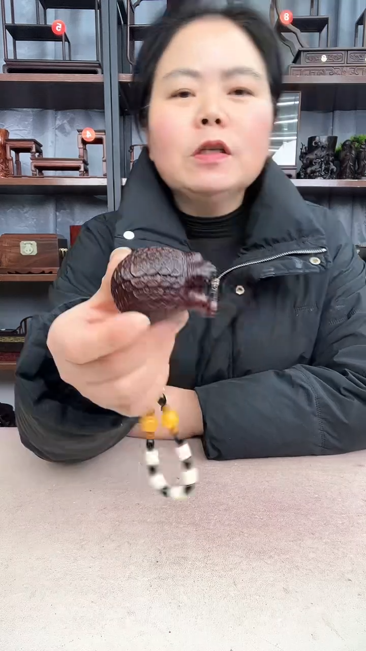【闪购商品】乌木类端景台小李红木工艺品