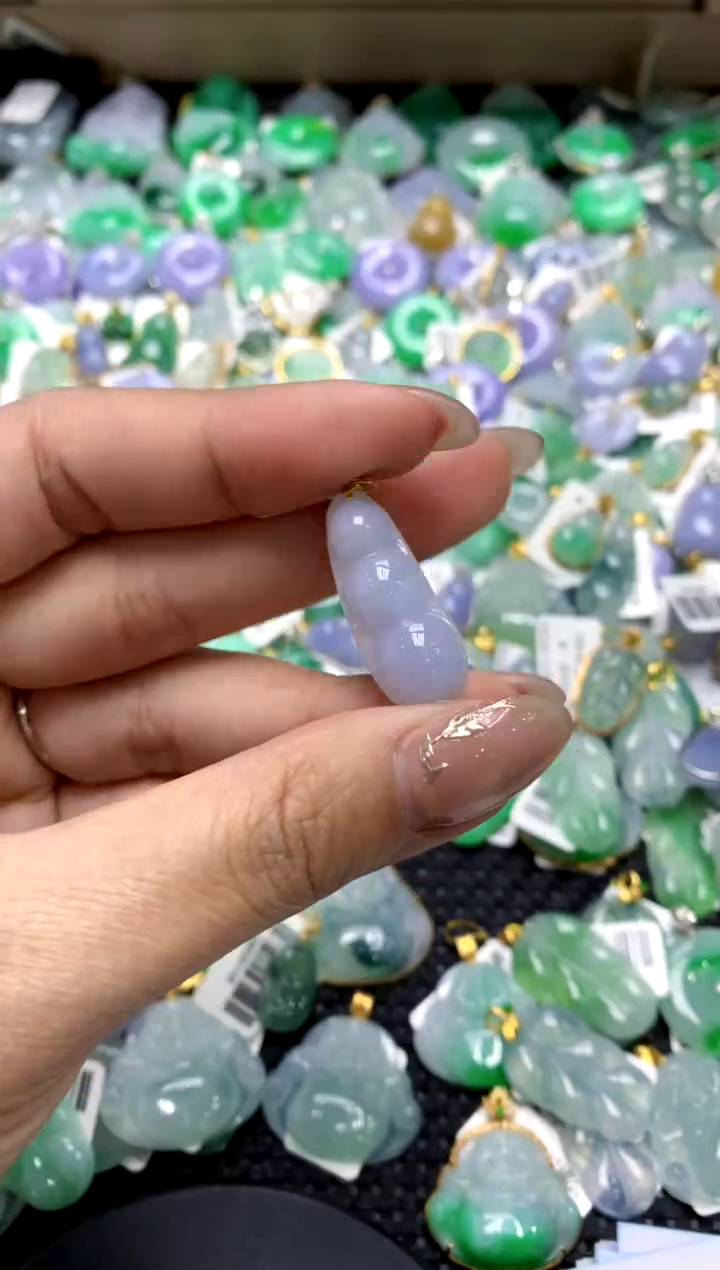 【闪购商品】翡翠颈饰18K金镶嵌1111111111111111