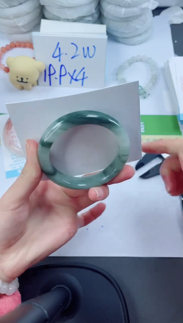 【闪购商品】石英质玉手镯未镶嵌192-54.5