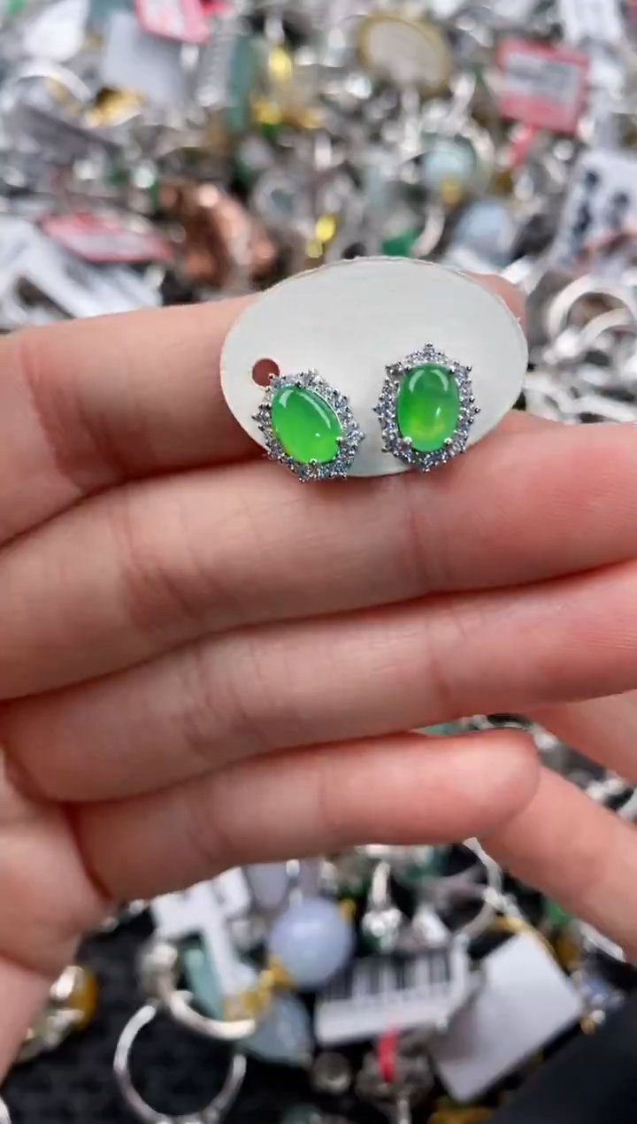 银S925镶嵌戒指翡翠333                5