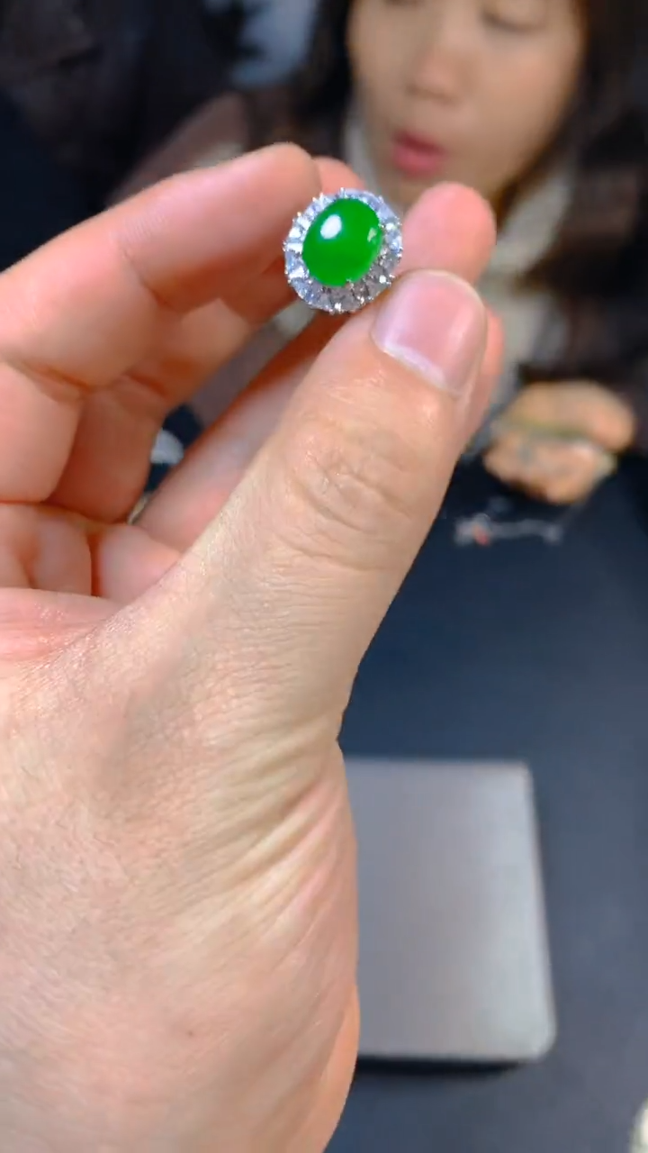 【闪购商品】翡翠戒指未镶嵌1034954968多样性发一
