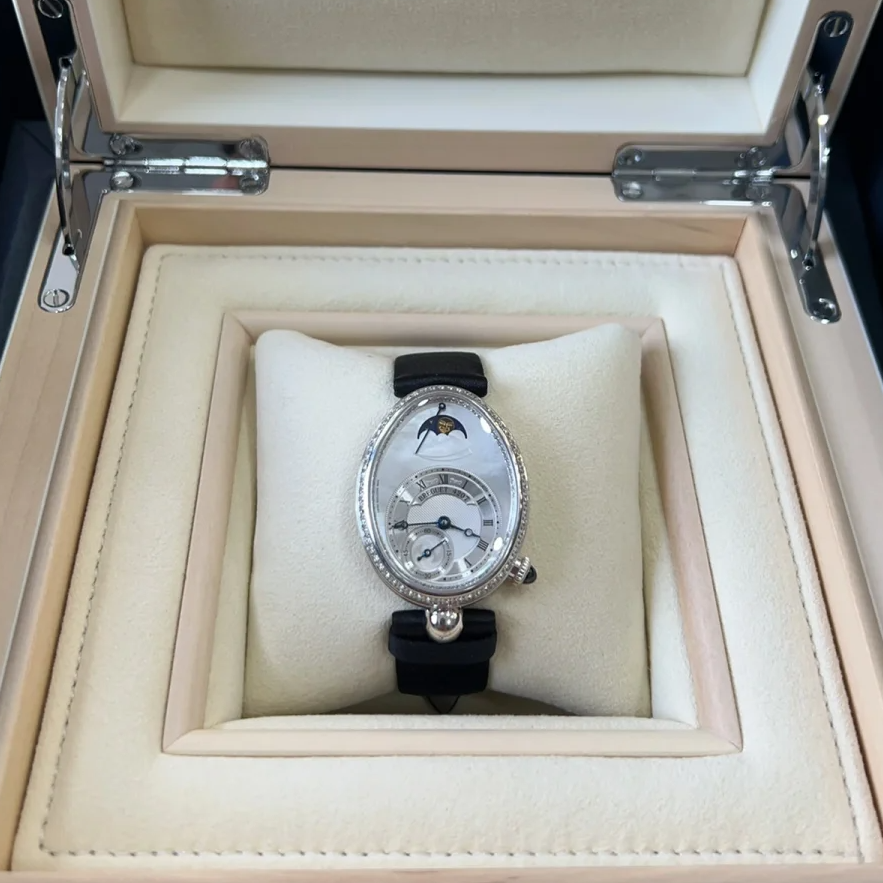 99新 BREGUET/宝玑 小花6欢 那不勒斯王后8908腕表36.5x28.4mm