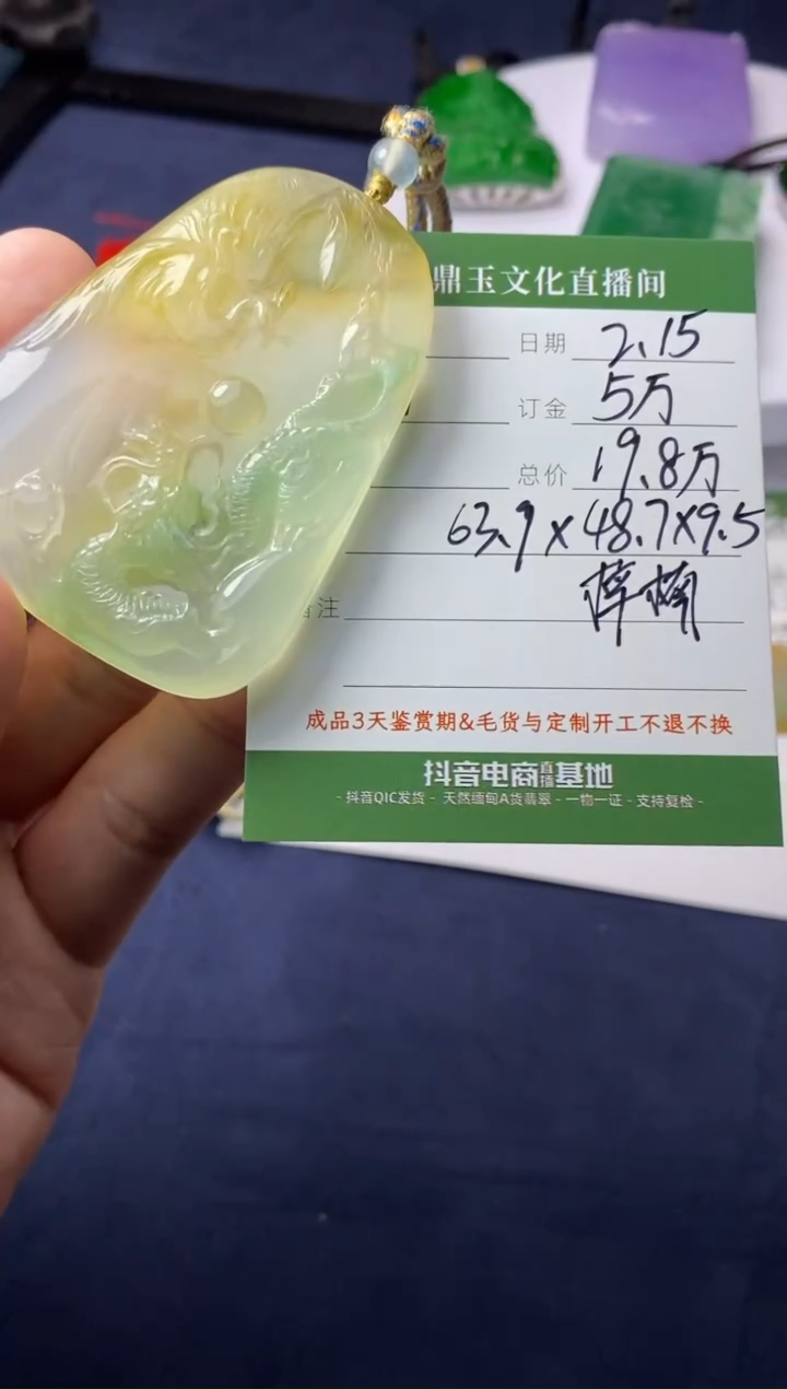 【闪购商品】翡翠颈饰未镶嵌订金