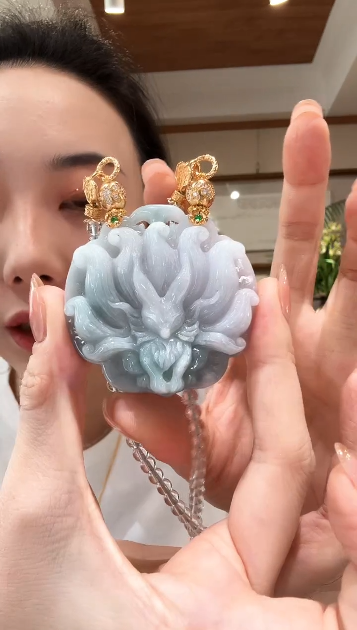 【闪购商品】翡翠颈饰未镶嵌国风
