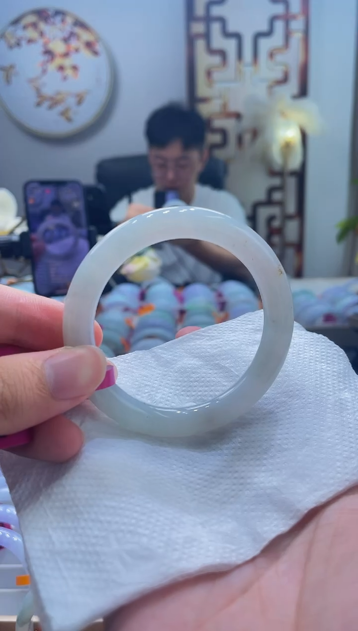 翡翠手镯未镶嵌039-55