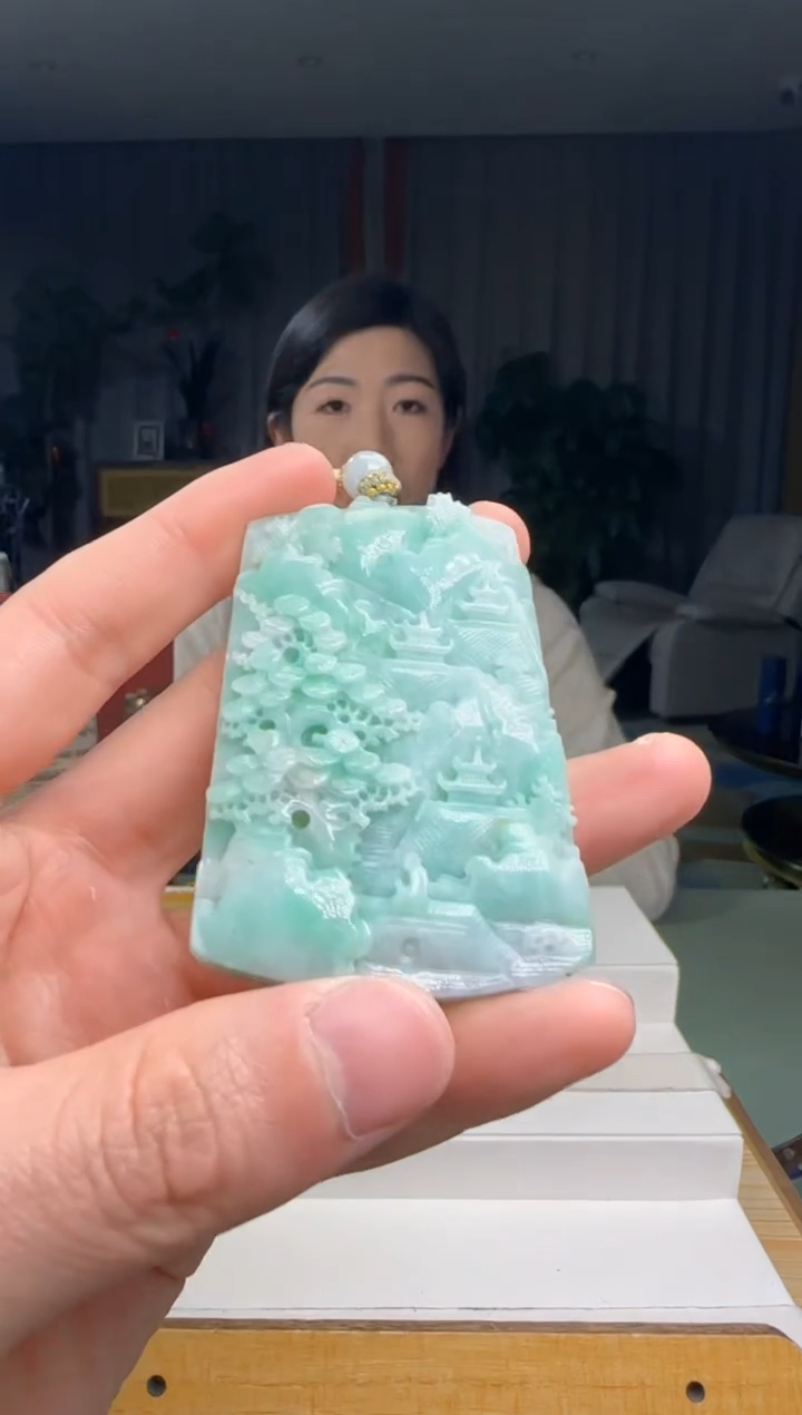 【闪购商品】翡翠吊坠(不含链)未镶嵌DY@@960Q3J14500