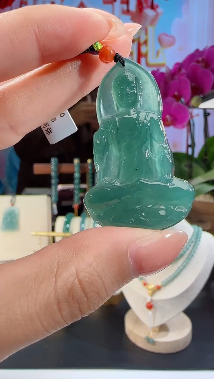 【闪购商品】翡翠吊坠(不含链)未镶嵌阿弥陀佛