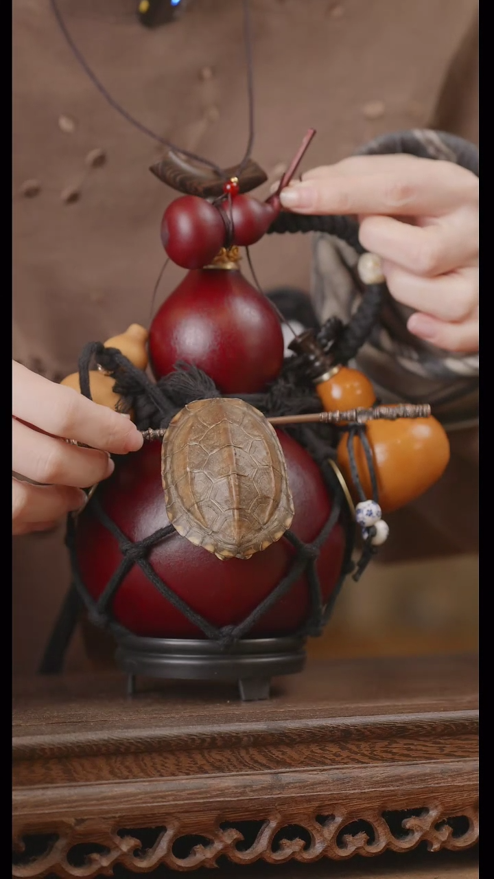【闪购商品】265号精品天然大漆工艺防渗内胆酒葫芦~