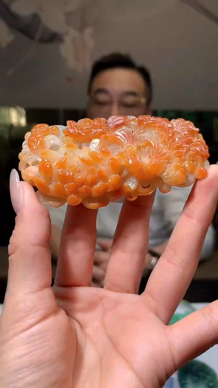 【闪购商品】定制翡翠未镶嵌1044hm-毛货挂件35