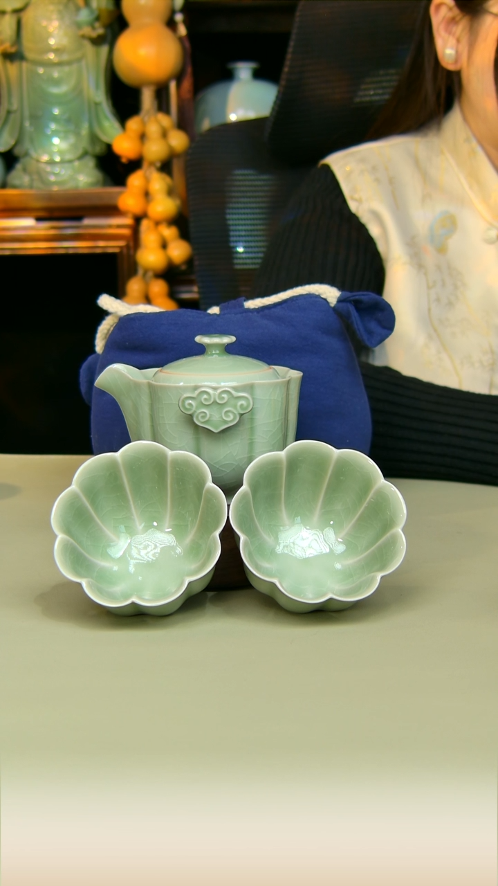 杯子手抓壶加两杯全手工原矿豆绿不完美