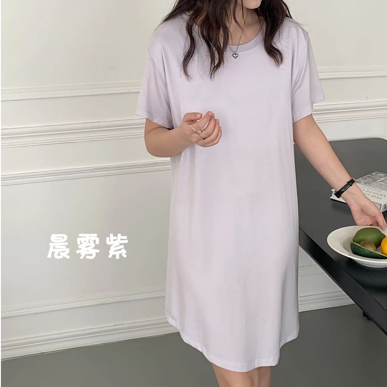 0520-25 女士宽松舒适家居睡裙  SHG  1046