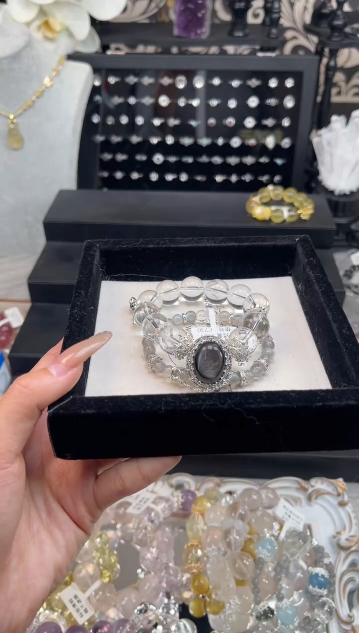 【闪购商品】水晶手链未镶嵌天然水晶 多样性发货