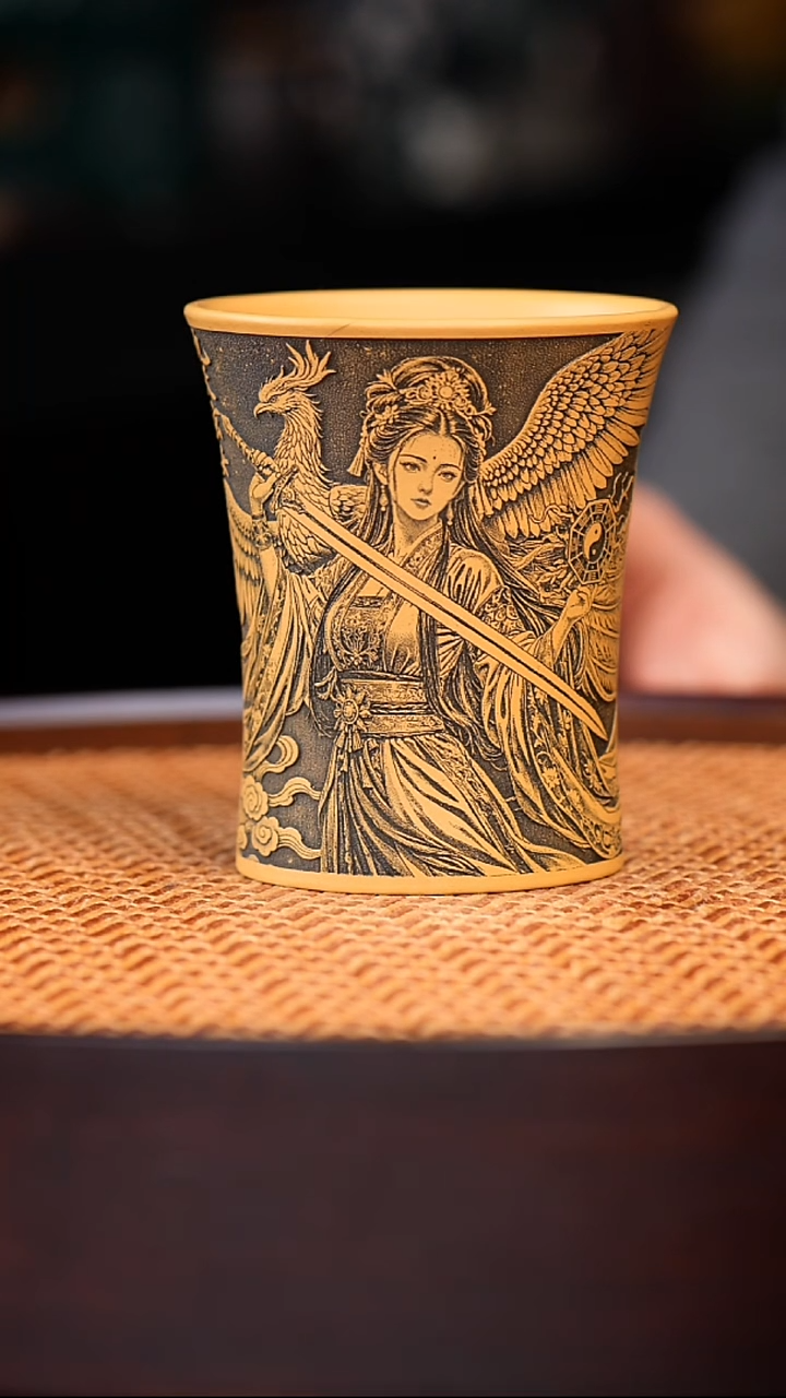 茶杯紫砂宜兴原矿全手工紫砂杯