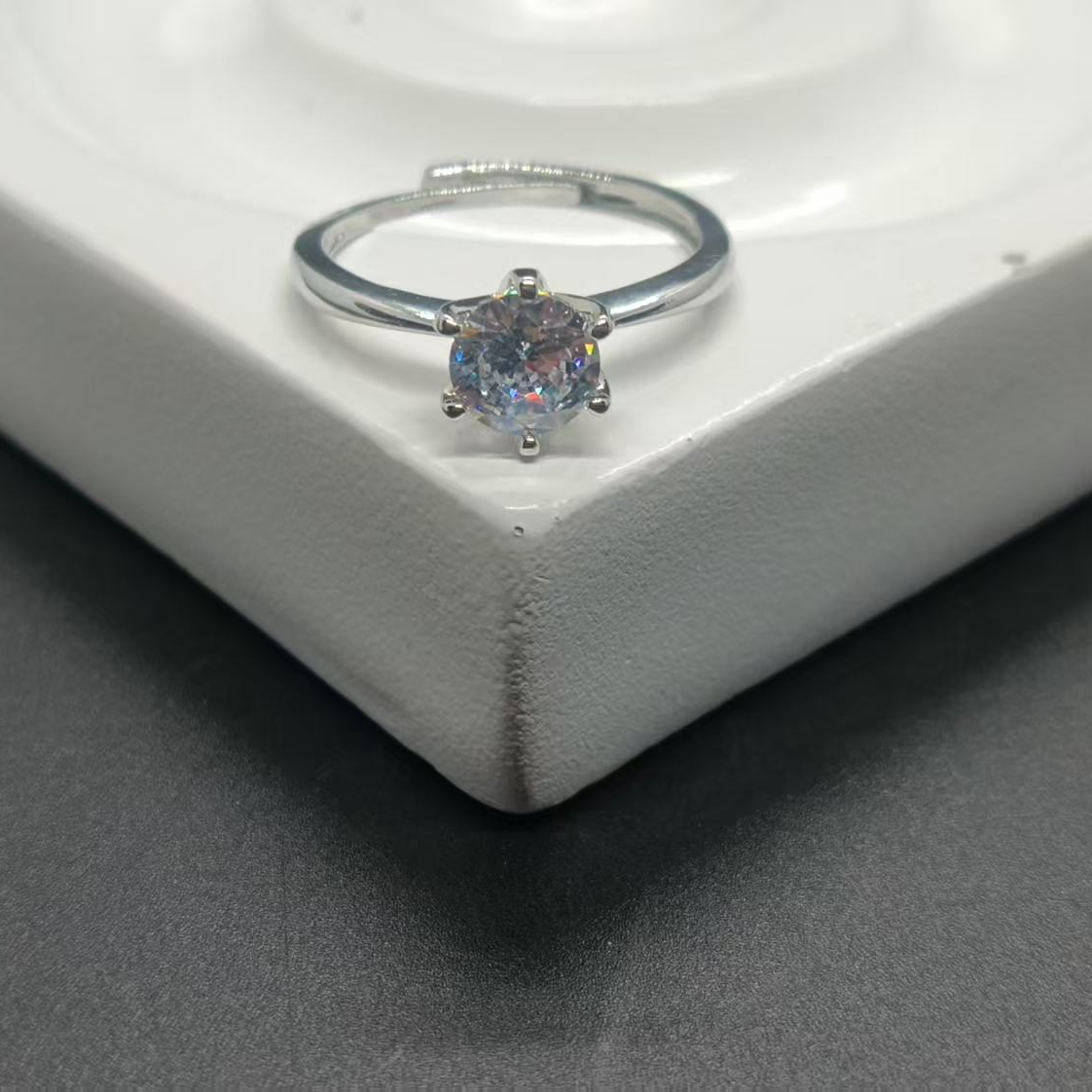 【南非库里南】NFKLN 高端奢华定制 璀璨六爪戒指 393