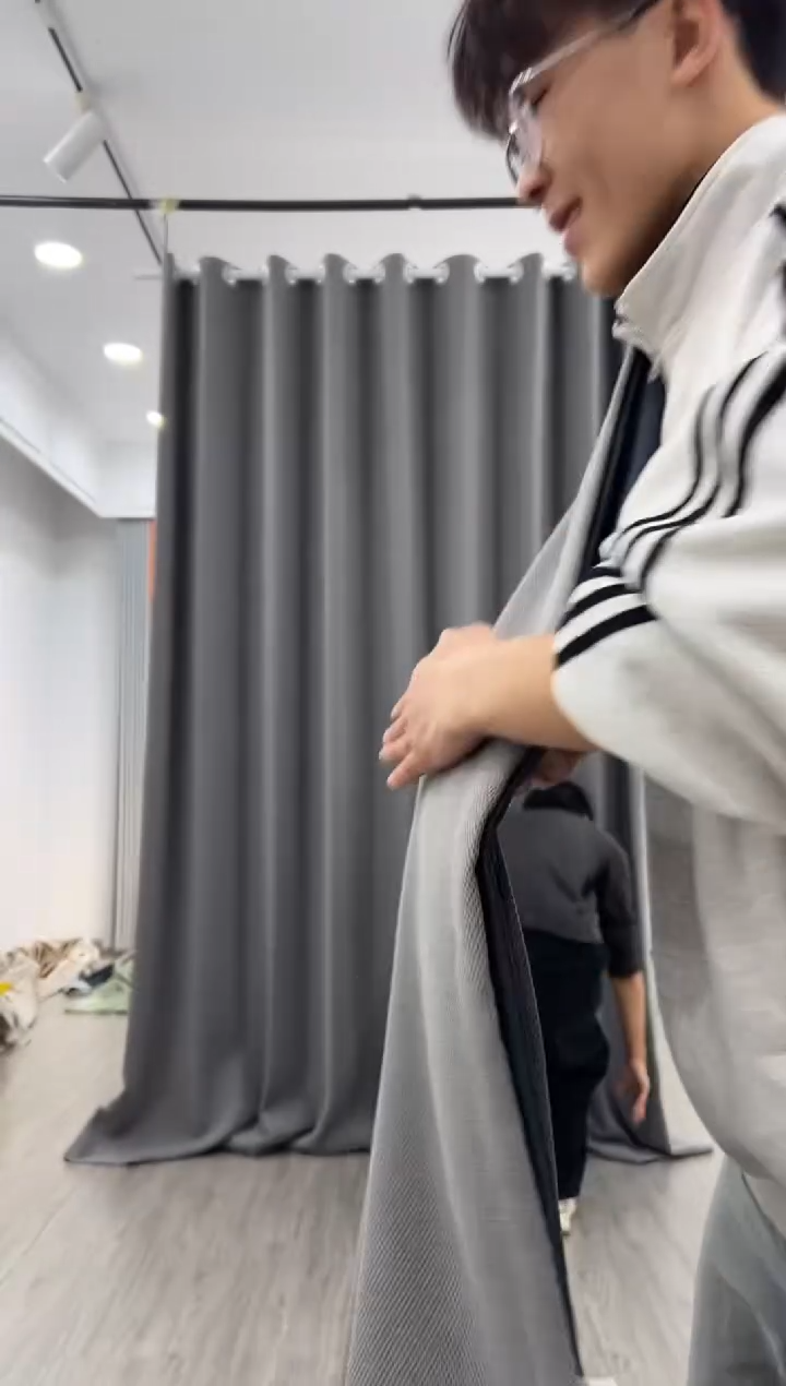 涤纶麦子成品窗帘6