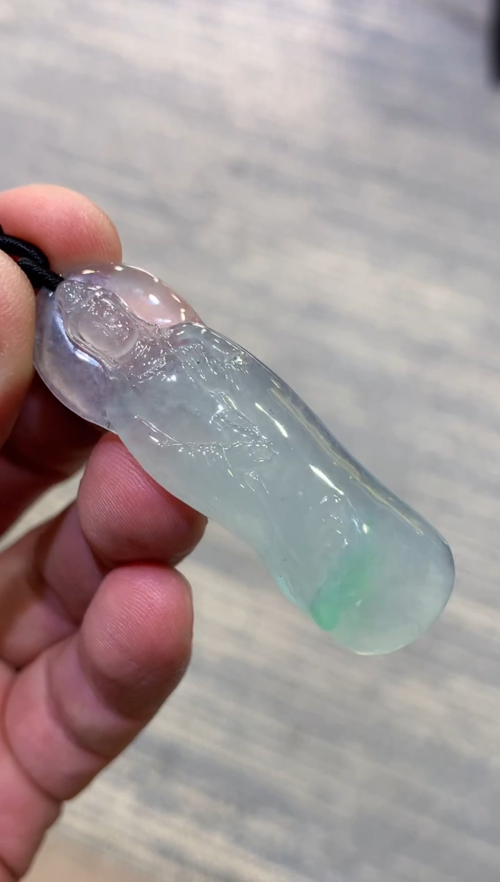 颈饰未镶嵌翡翠天然A货翡翠