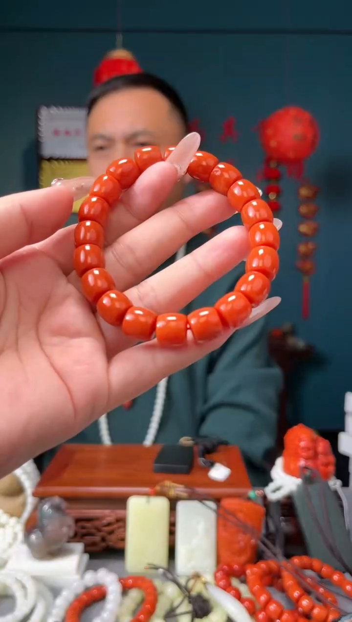 【闪购商品】南红玛瑙手串未镶嵌手串