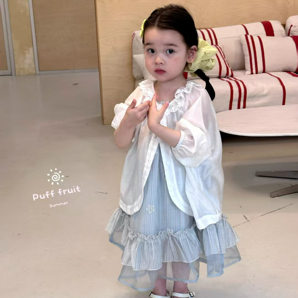 PF-8162-女童儿童夏季新款好看时尚百搭防晒开衫